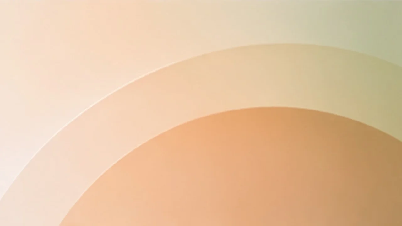Soft arches in cream, sage and peach